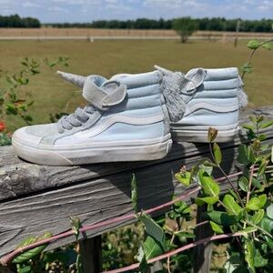 Vans Kids' High-Top Sneakers in Light Blue